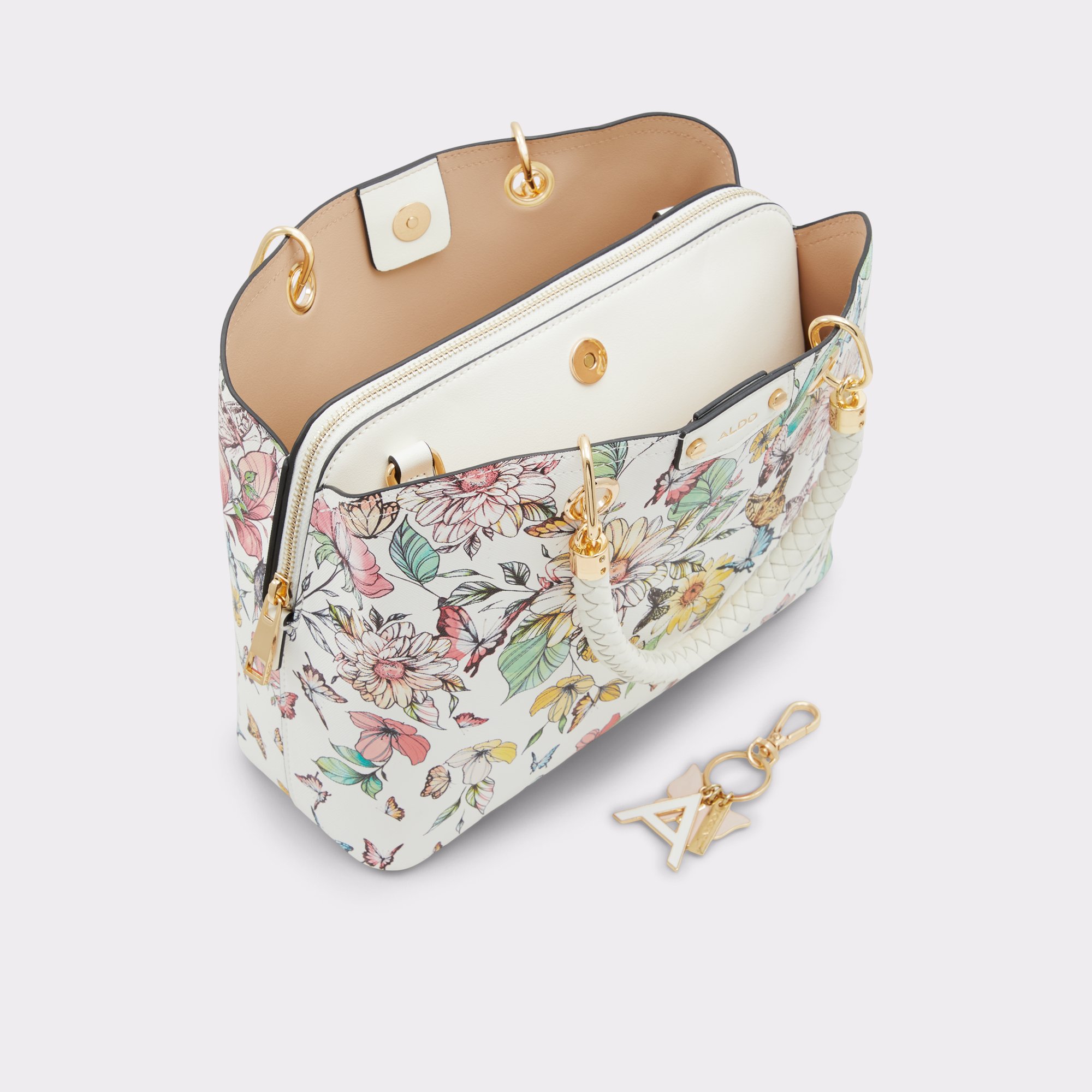 Myrtela White Women Tote Bags
