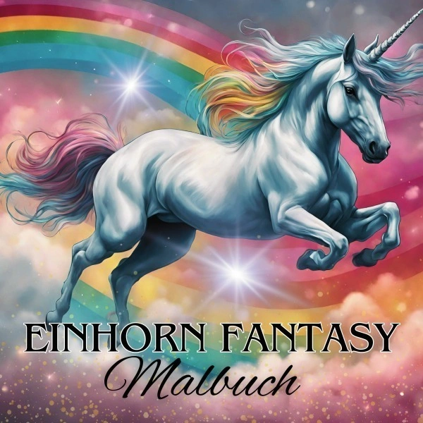 Das Einhorn Fantasy Malbuch Malspaß für Erwachsene Teenager Kinder ab 11 Einhörner Träumen und Entspannen Fantasie Märchenwelt Fabelwesen Waldmagie