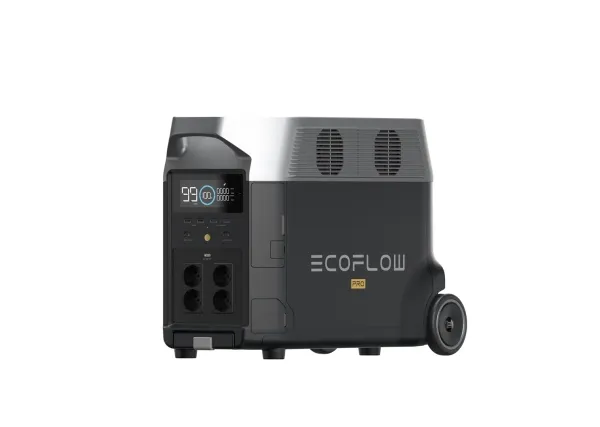 EcoFlow Delta Pro - Transportabel strømstation - AC 220-240 V - litiumjernfosfat - 3600 Wh - Wi-Fi, Bluetooth - output-stikforbindelser: 14