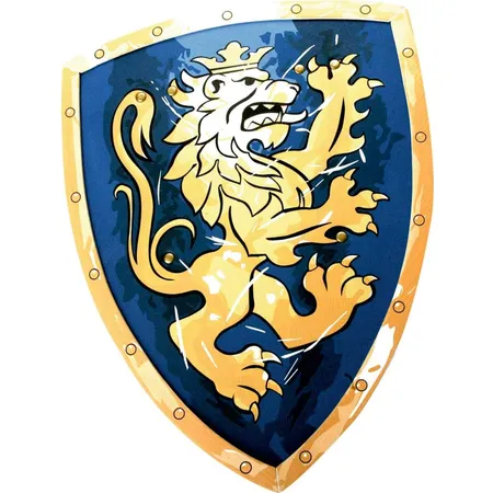Lion Touch Schild Edler Ritter blau