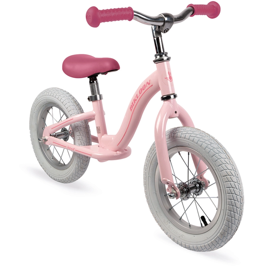 Janod® Vintage-Bikloon Laufrad Rosa mit Korb