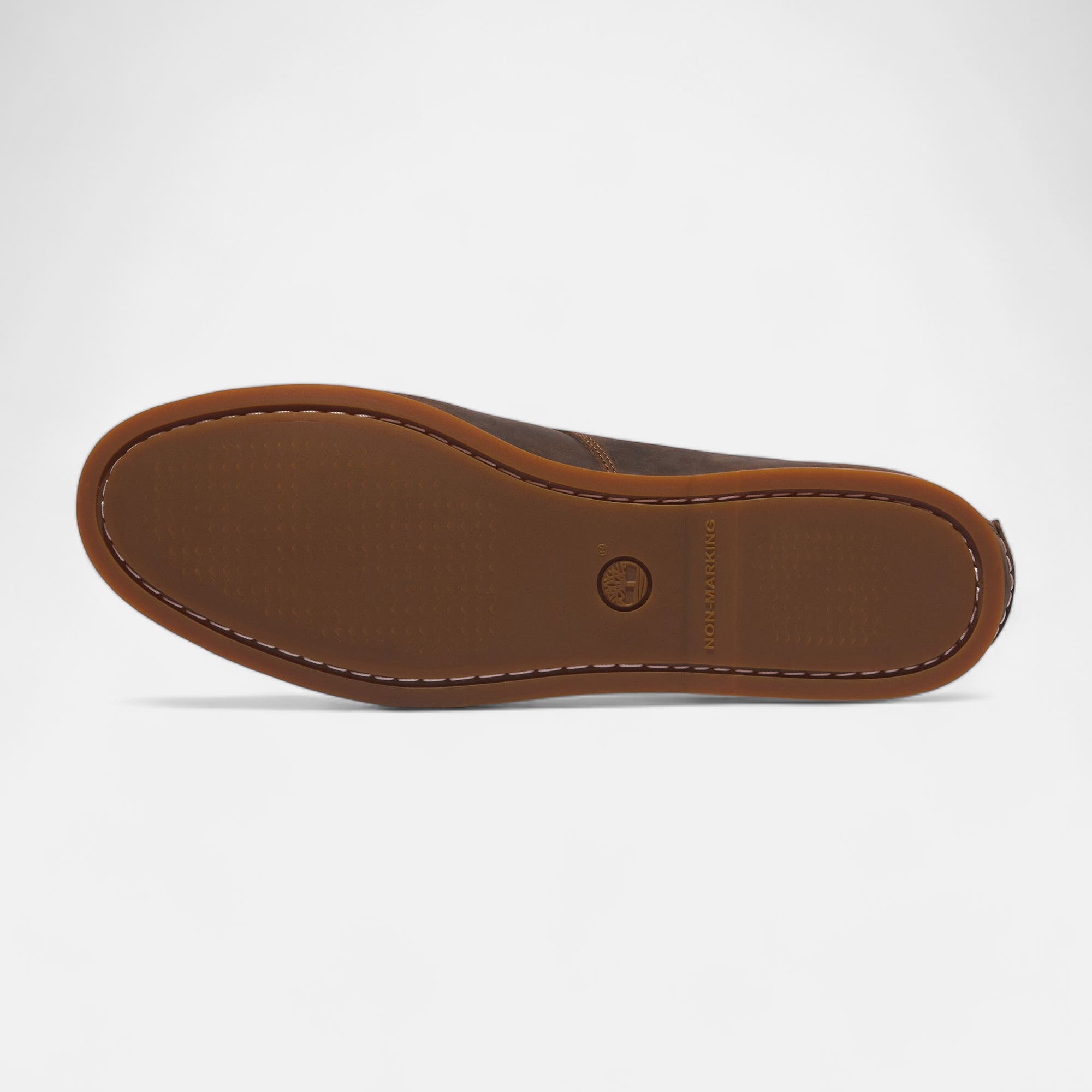 Chaussures bateau Homme en cuir marron