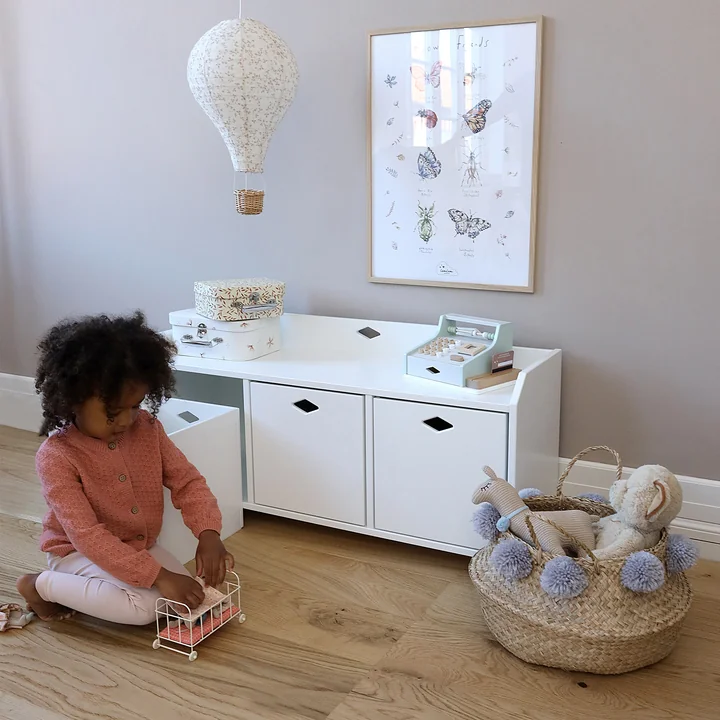 Cam Cam Copenhagen - Aufbewahrungsbox für Luca Kinderbank, weiss