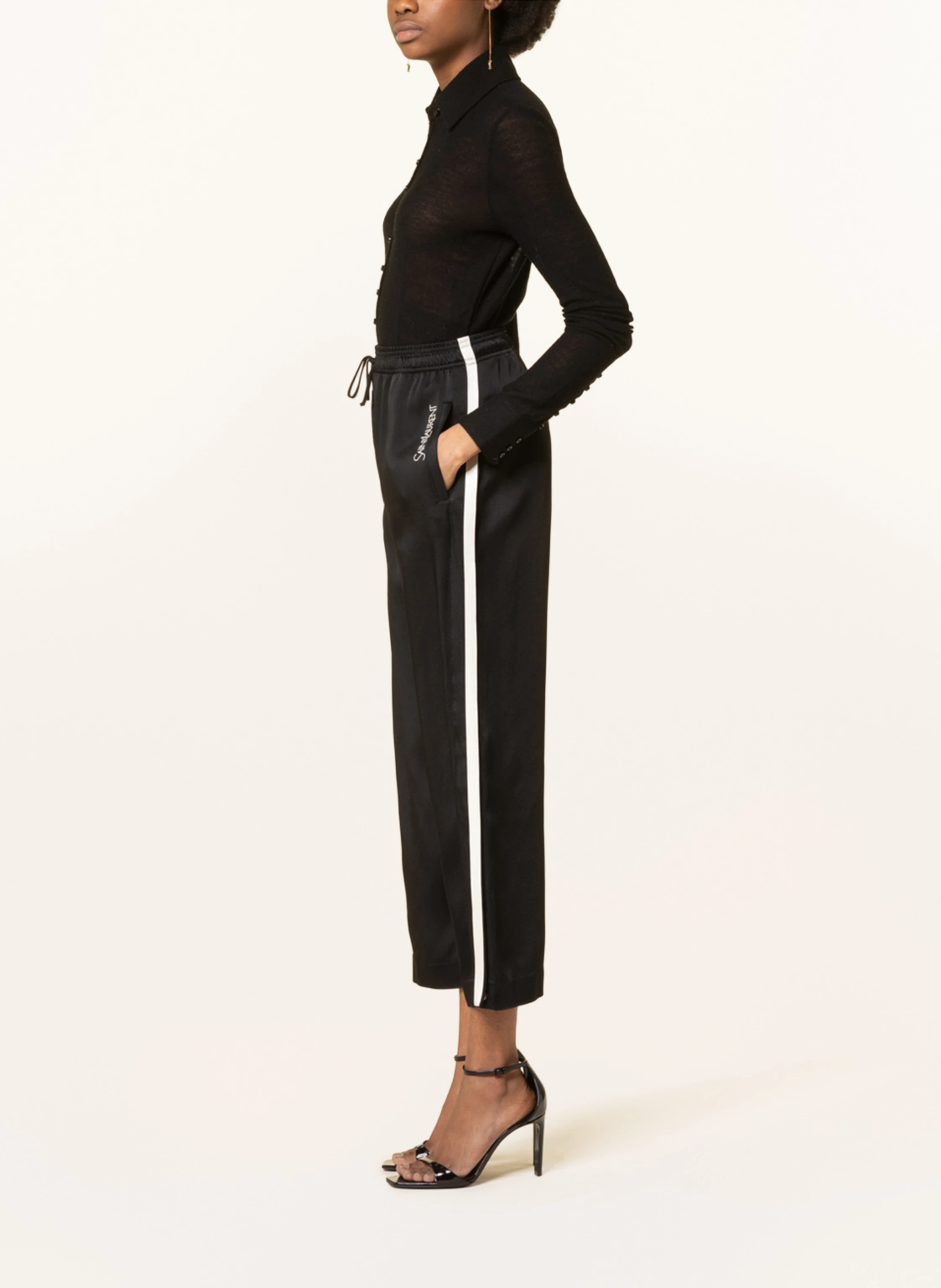 SAINT LAURENT Track Pants mit Galonstreifen