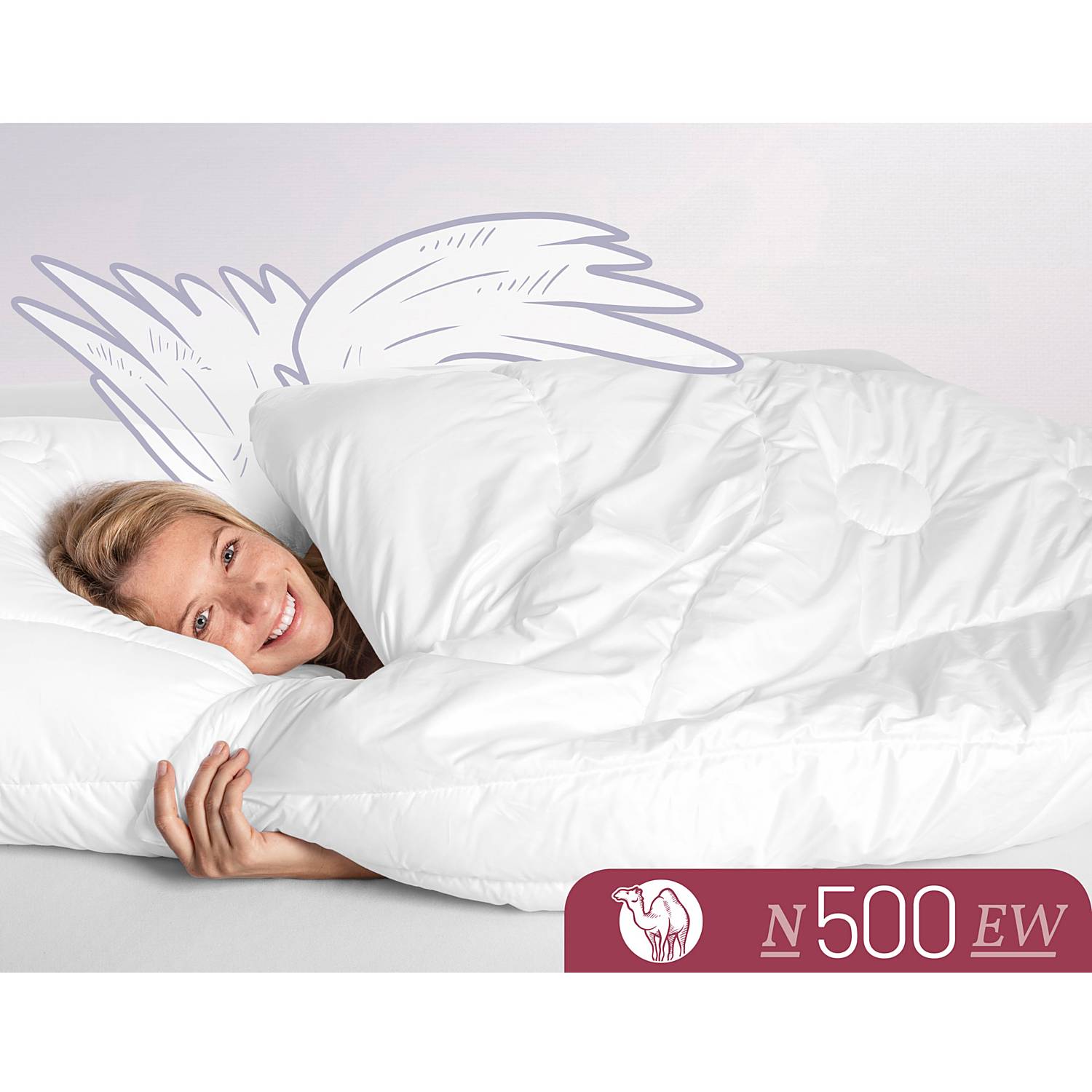 Schlafstil Trio-Steppbett N500