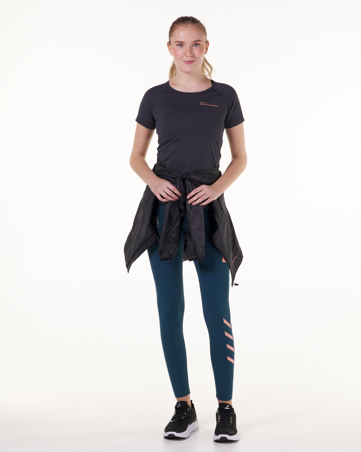 LEVITY Future Trail Tech Tights Deep Teal