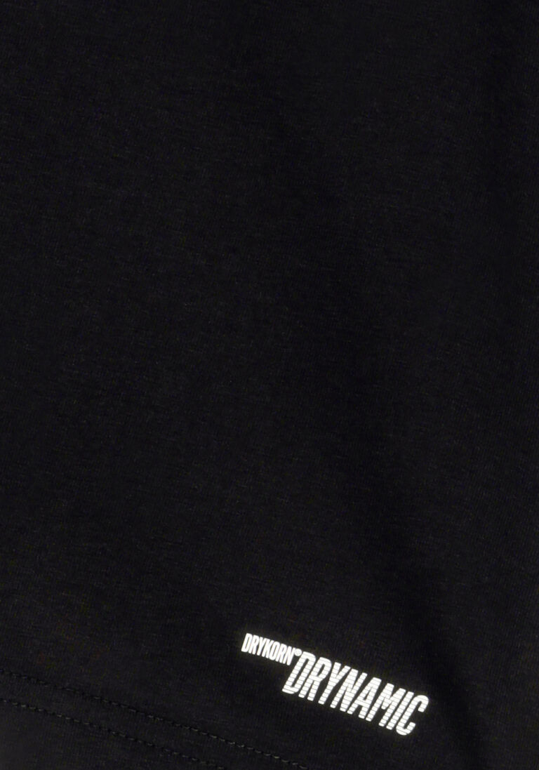 DRYKORN zwarte drykorn t-shirt anton