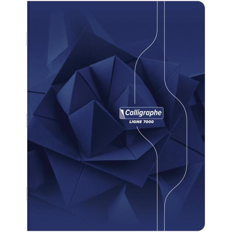 Cahier piqué 7000 17x22 cm 192 pages grands carreaux 70 g - Assortis