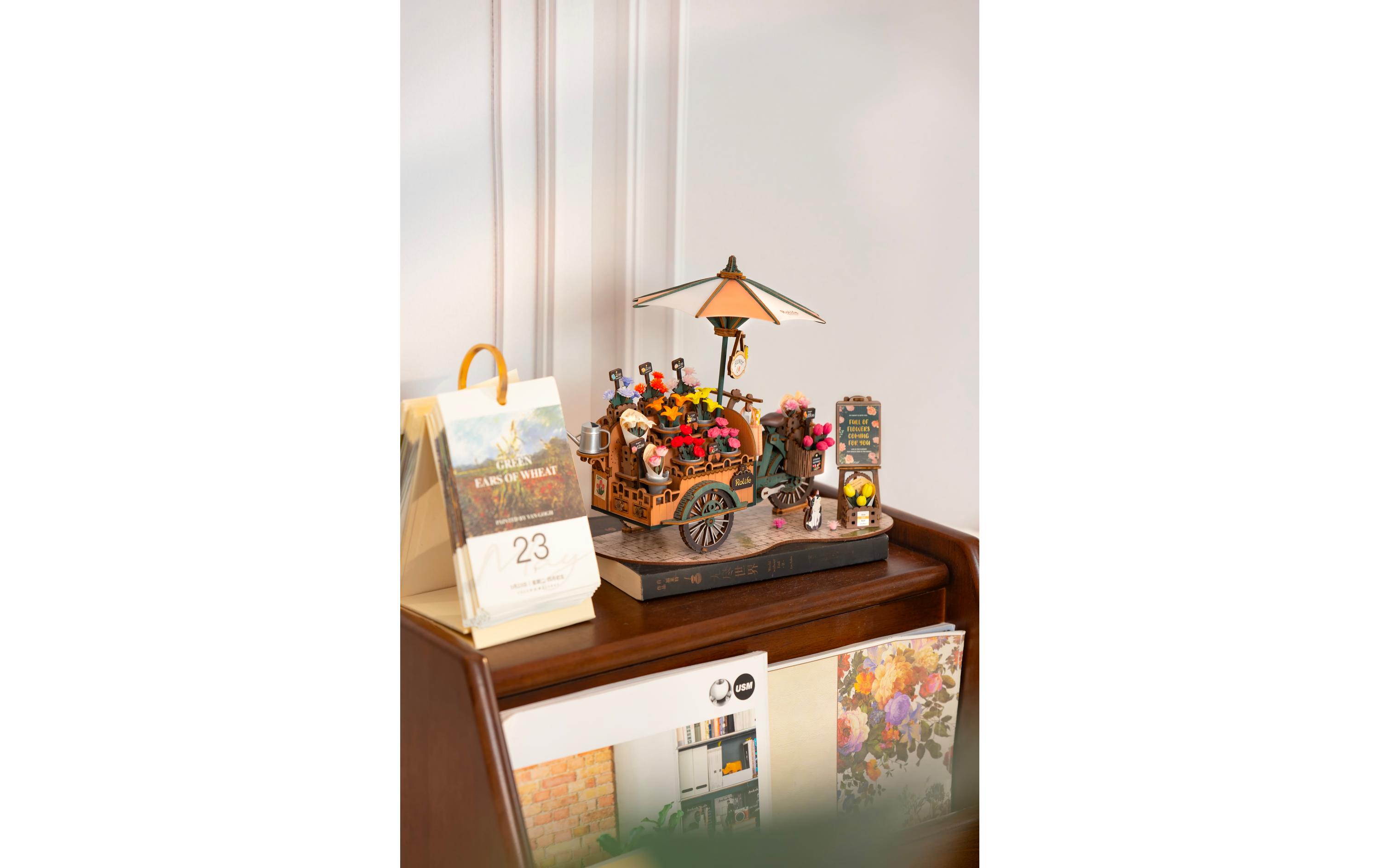 Bausatz Blossom Cart 187-teilig3D-Puzzle aus lasergeschnittenen Holzteilen