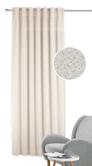 2er Set - Kombischal Marc Polyester Natur
