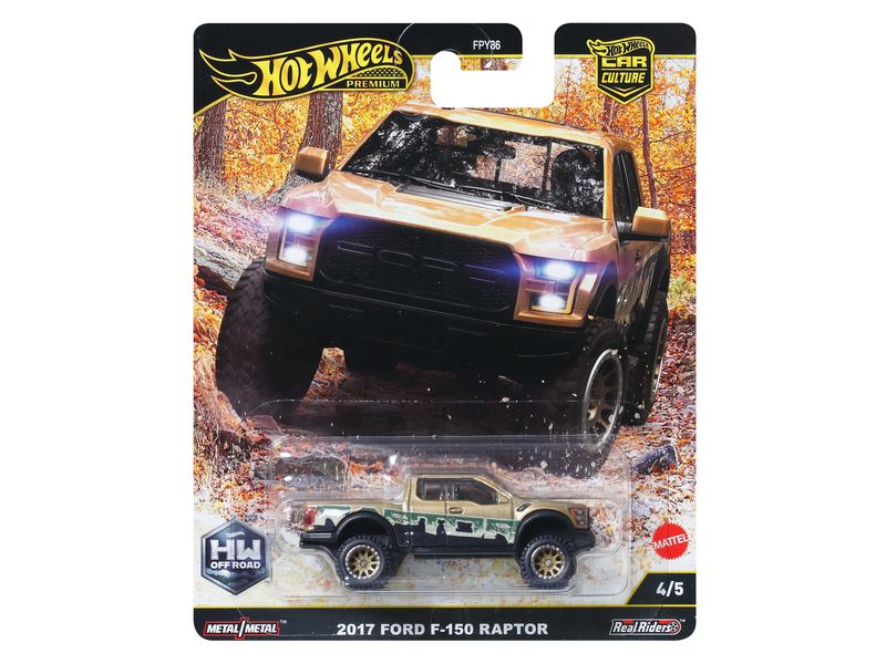 Hot Wheels 17 Ford F150 Raptor Auto im Massstab 1:64