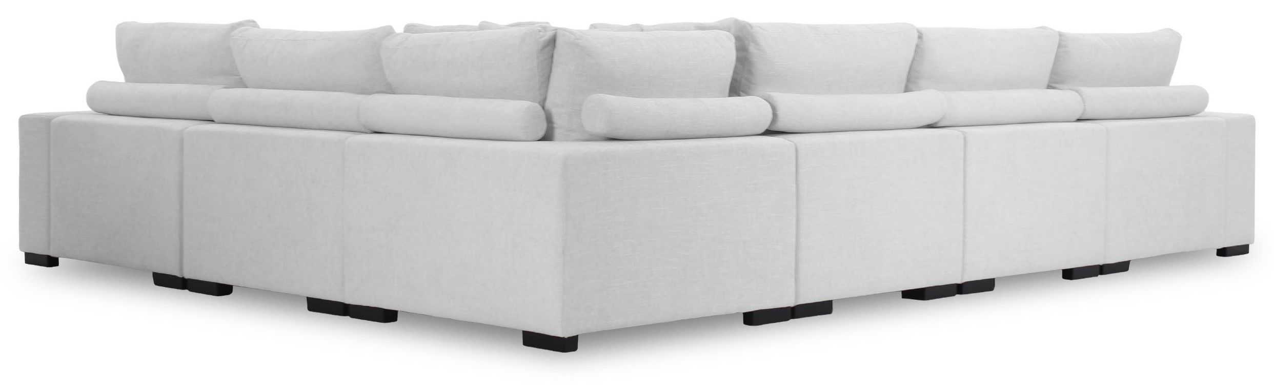 U bank stof Miami 01 Napels B381 x D294 x H87 cm