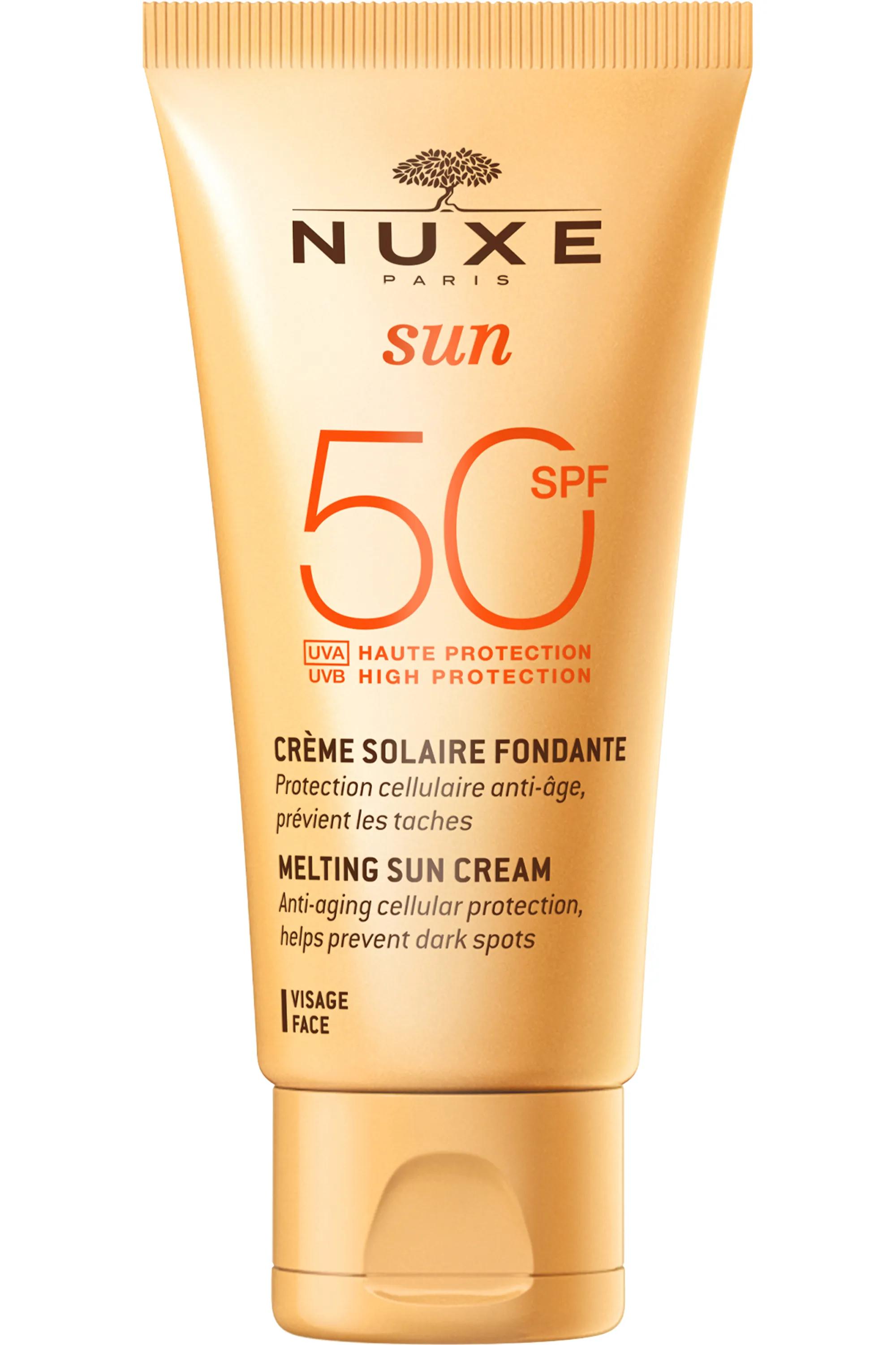 Nuxe Crème fondante visage haute protection SPF50 Nuxe Sun-50 ml