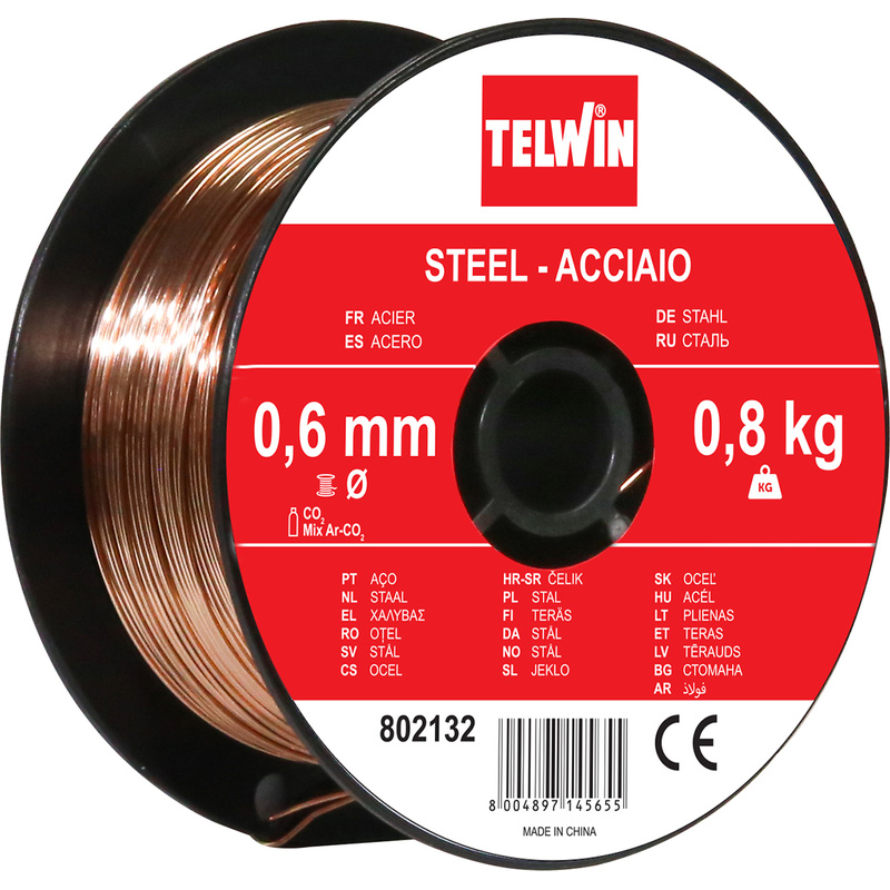 Telwin stalen lasdraad Ø0,6mm 0,8kg