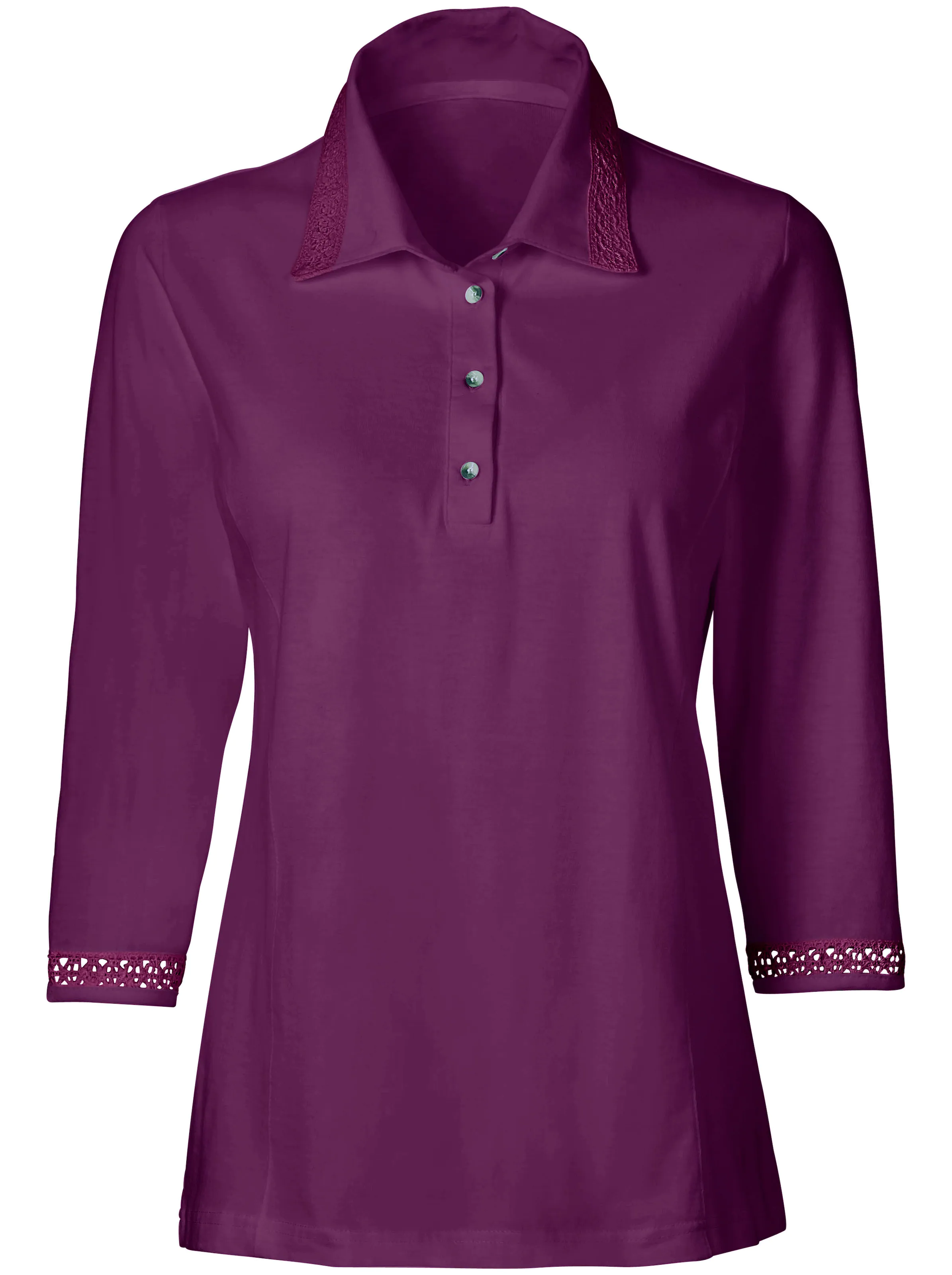 Poloshirt in violett