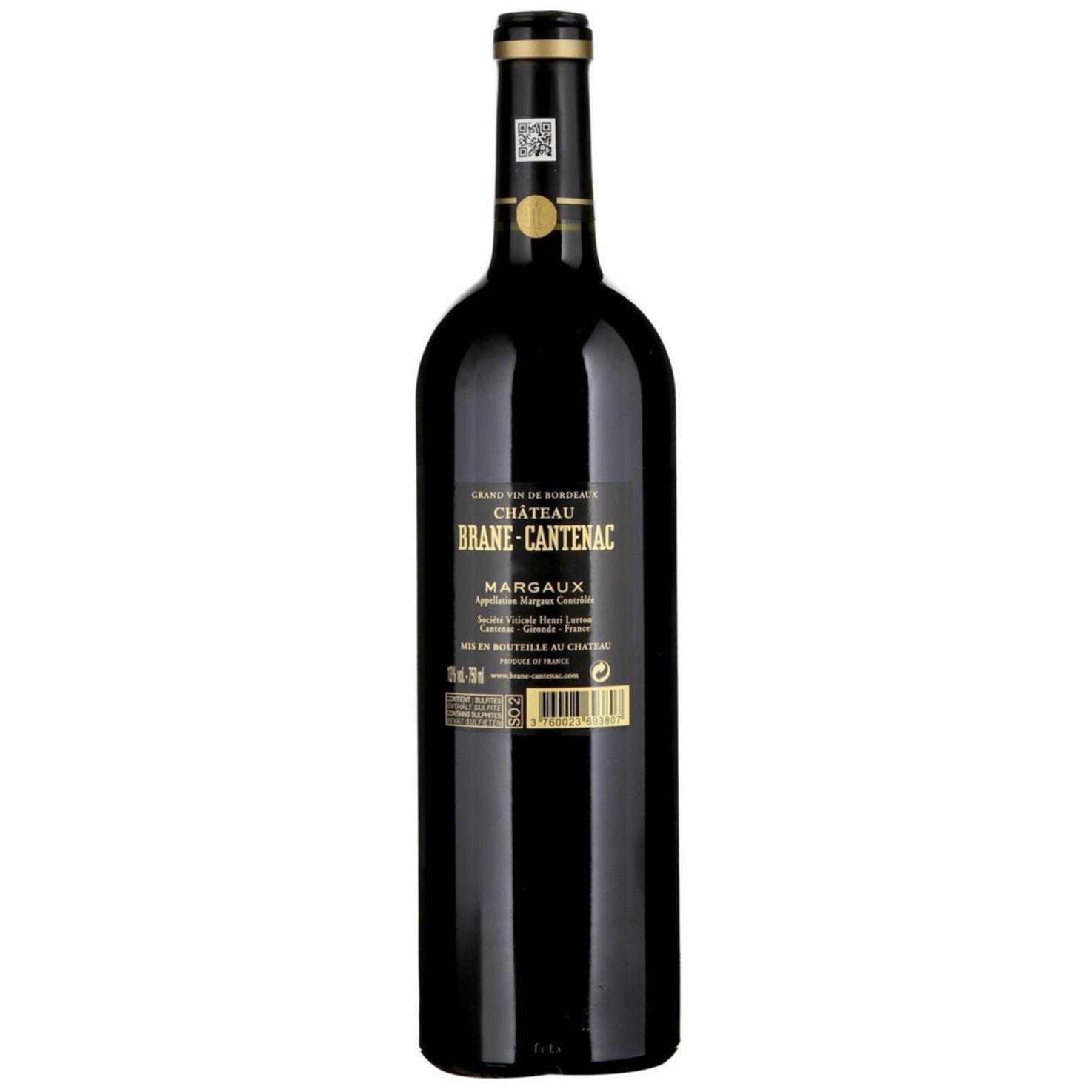 Château Brane-Cantenac Margaux AC 2ème Cru Classé -75cl