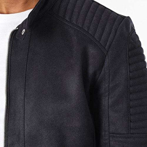 Veste Zippée Bleu Marine