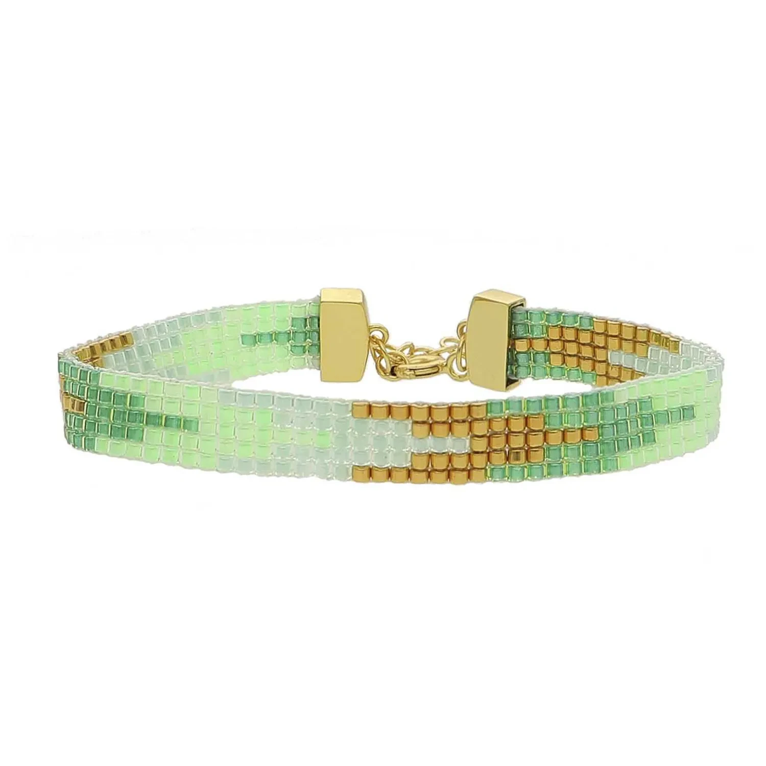 Nuni Copenhagen Monika Armbånd 18 kt. Forgyldt Sølv A3015-LightGreen