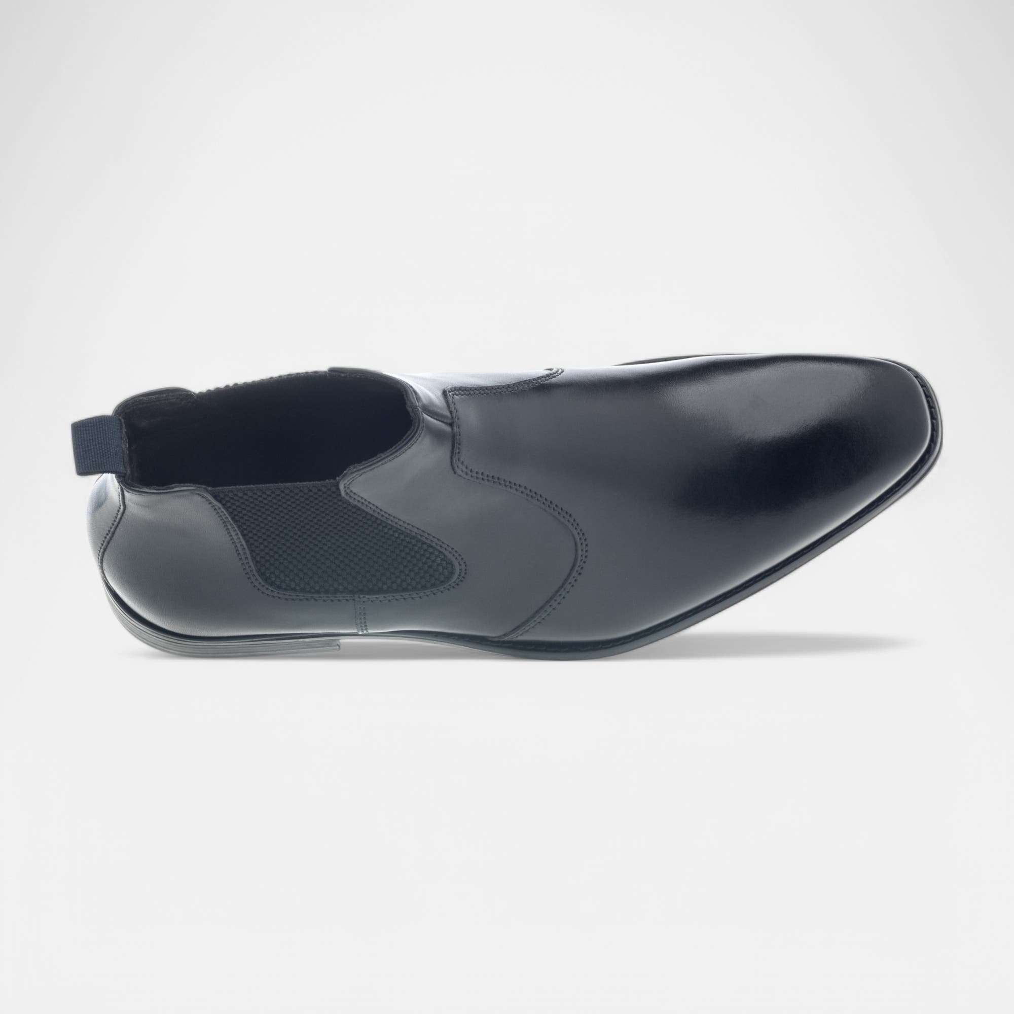 Boots chelsea Homme en cuir noir