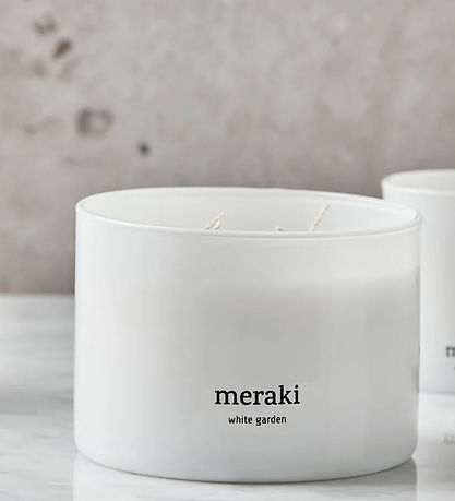 Meraki Duftkerze - 340g - White Garden