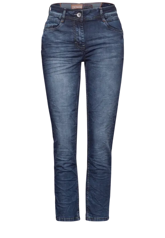 Casual Fit Jeans - mid blue used wash