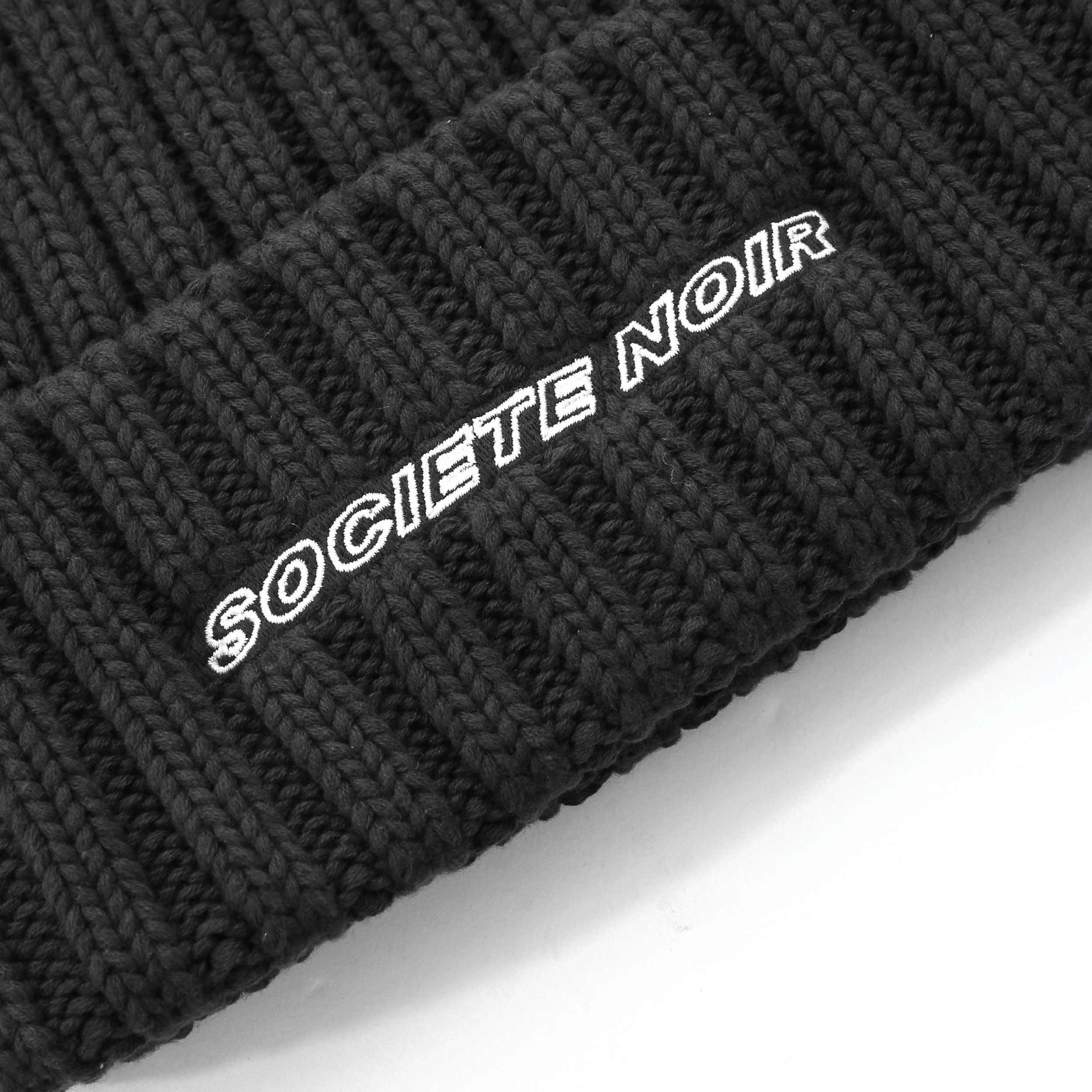 Societe Noir Rib Beanie