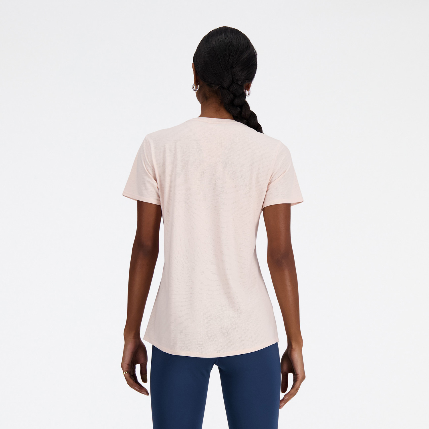New Balance Jacquard T-Shirt Dames