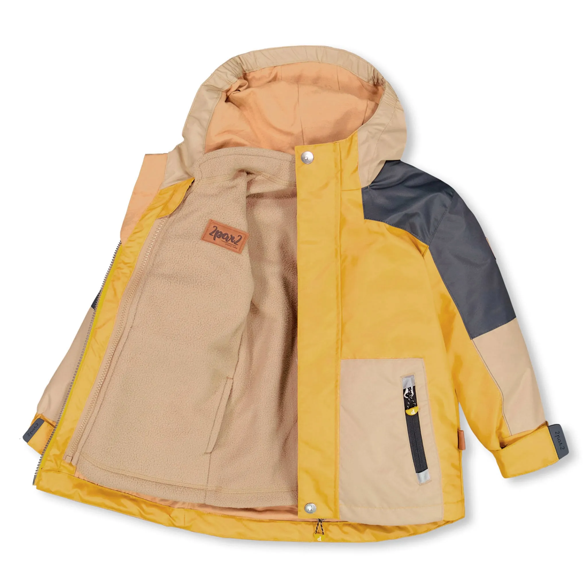 Deux par Deux Ensemble Extérieur 3-en-1 Colorblock 2-6ans
