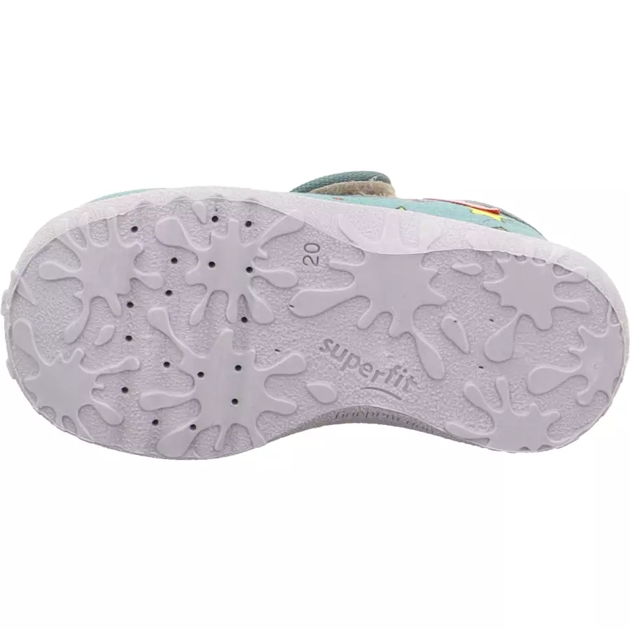 superfit Hausschuh Spotty grün (mittel)