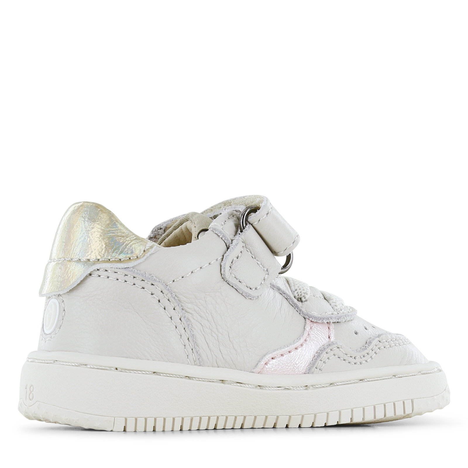 Shoesme glänzend beige Sneaker