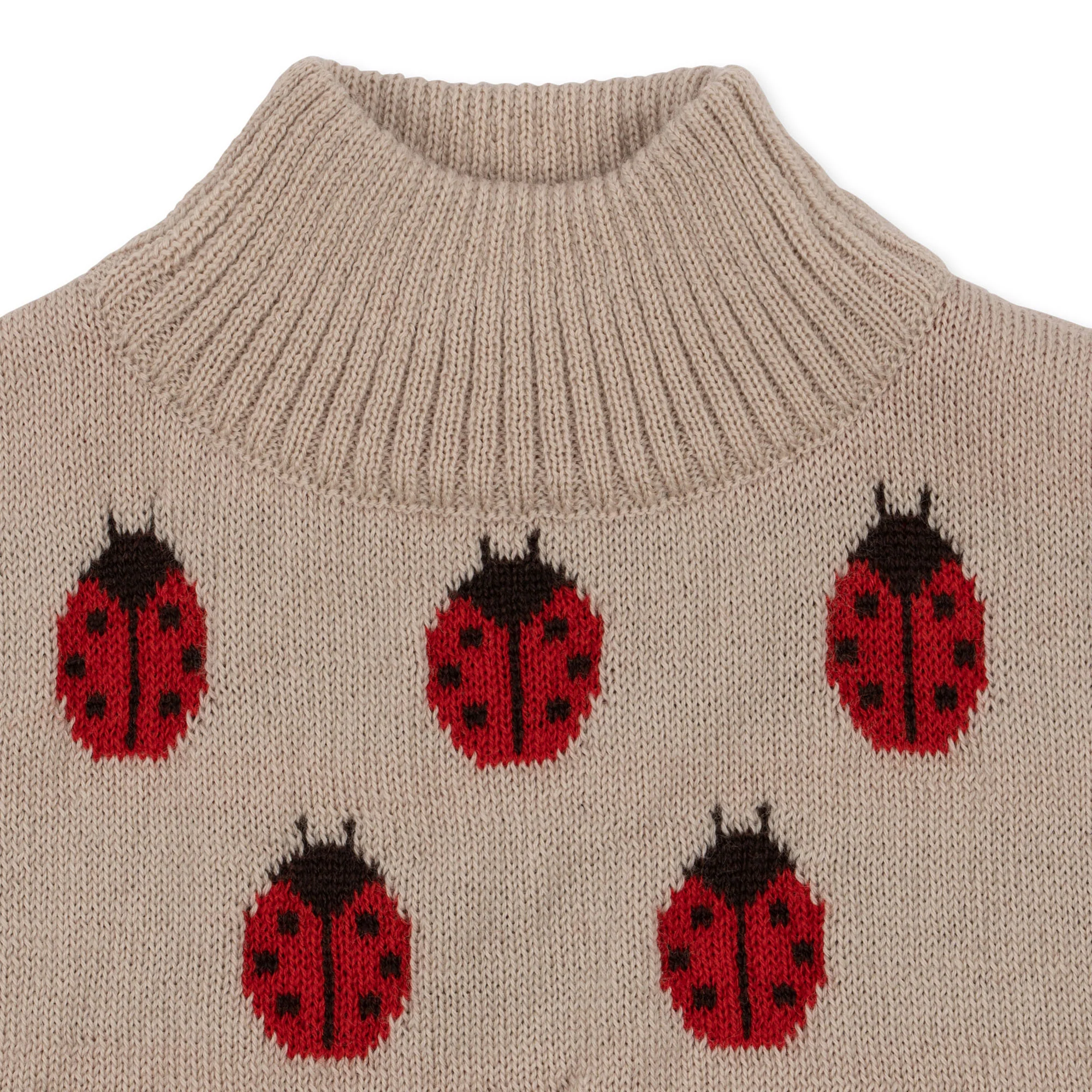 belou strikket halsvarmer - LADYBUG - 5-8Y