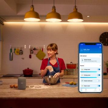 Philips WiZ Smart peerlamp E27 100W warm tot koelwit licht Wi-Fi dimbaar