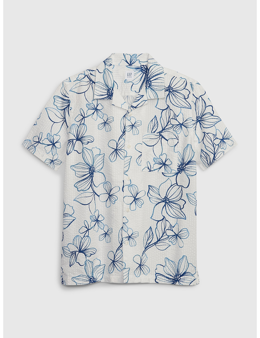 Short Sleeve Shirt Boy Multicolor
