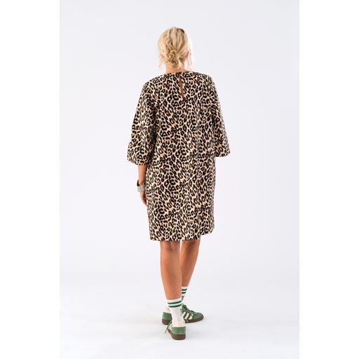 Lollys Laundry Carla Kjole, Leopard Print, M