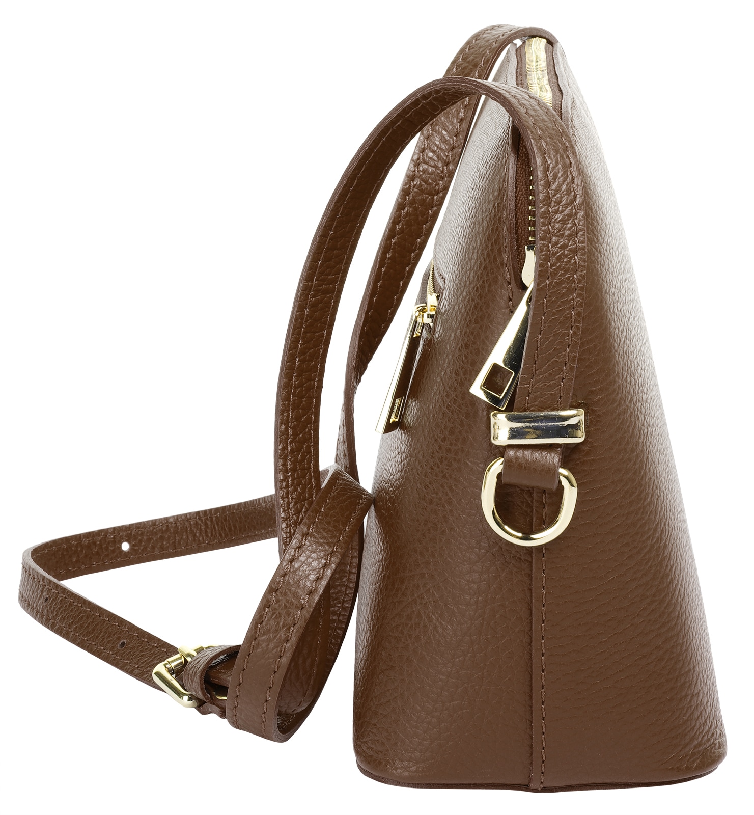 Cluty Umhängetasche echt Leder, Made in Italy