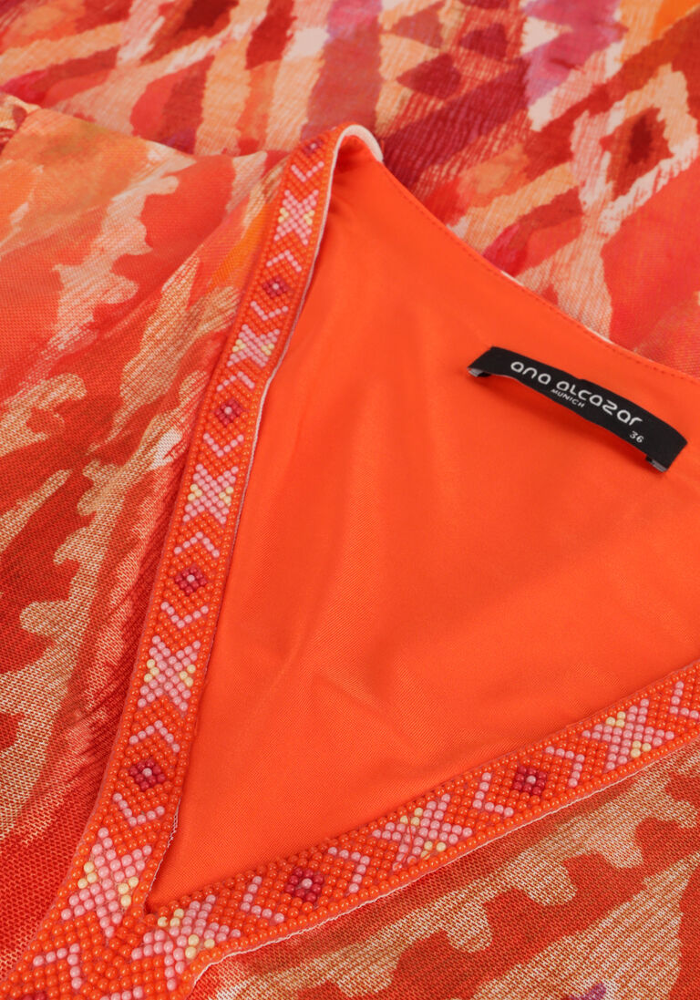 ANA ALCAZAR oranje ana alcazar maxi jurk maxi dress deco