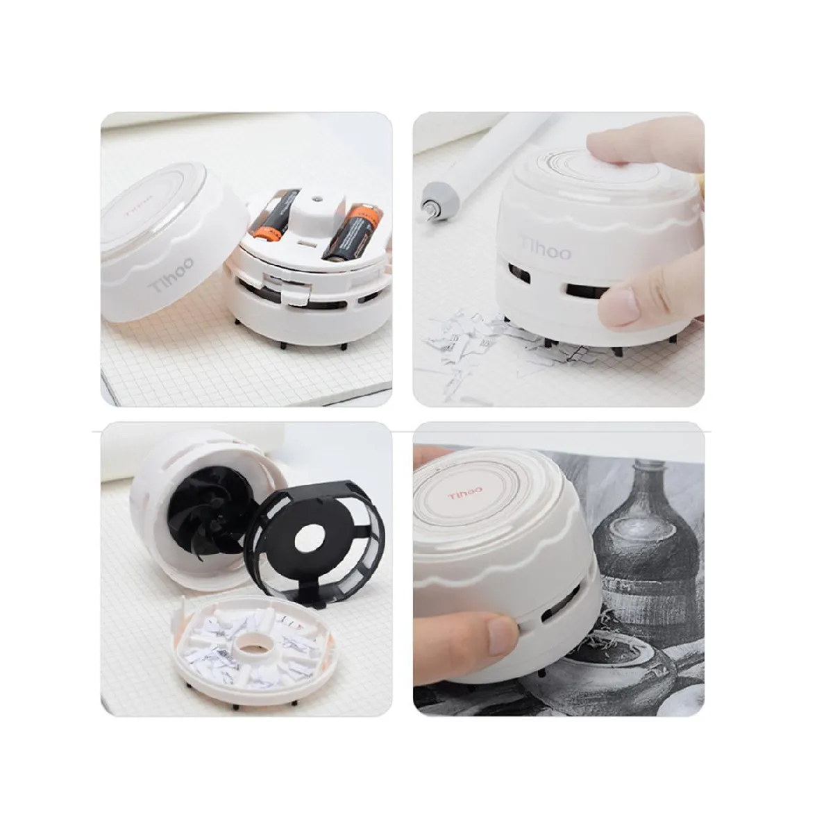 YP Select Mini aspirateur électrique aspirateur de bureau pour aspirateur de bureau bleu