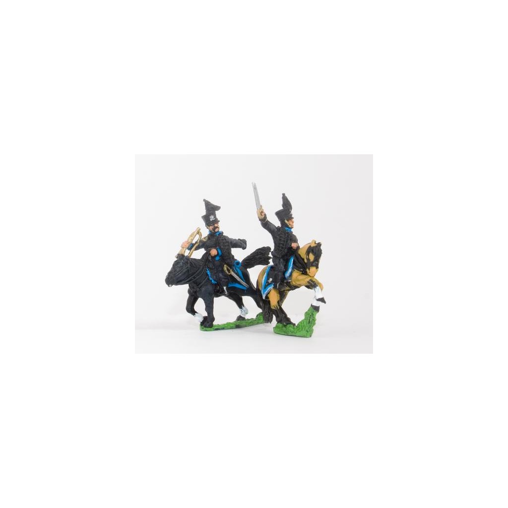 Brunswick: Command: Hussar Officer & Trumpeter