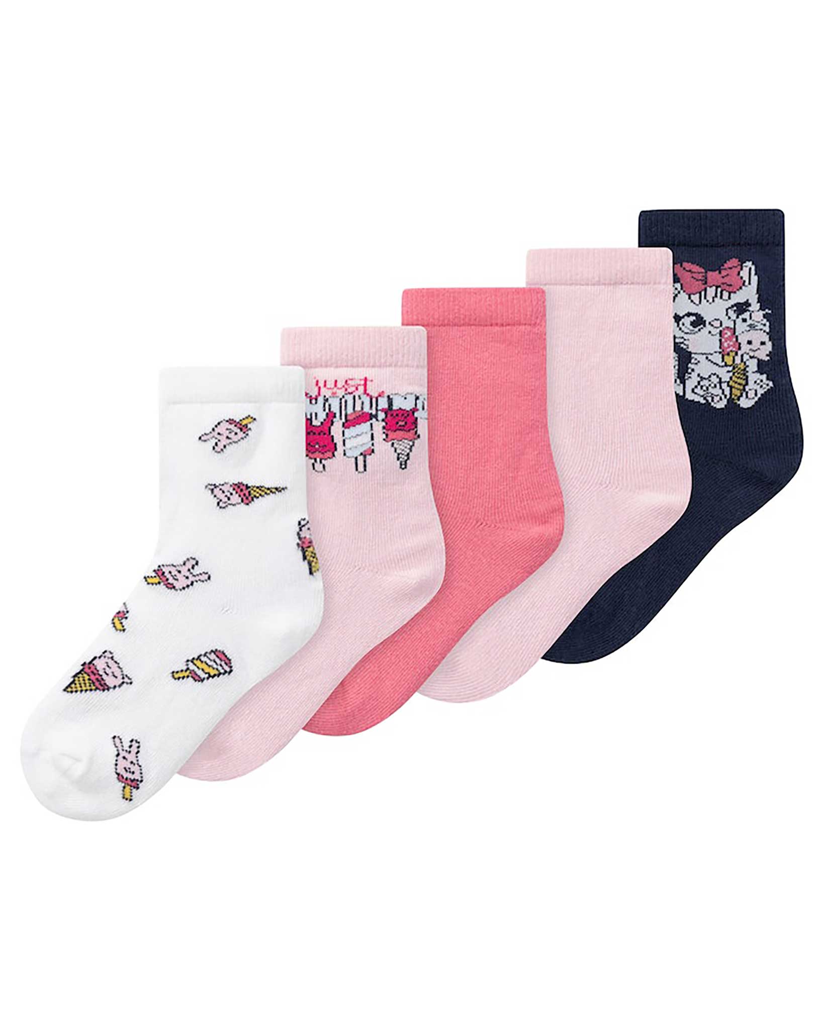 Socken NMFVINNI ICECREAM 5er Pack in bunt
