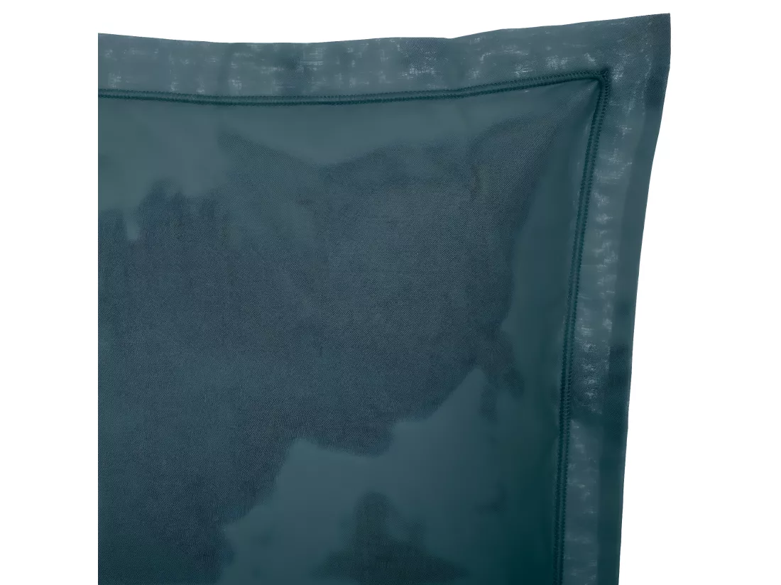 Taie d'oreiller en Coton Bleu Orage 63 x 63 cm