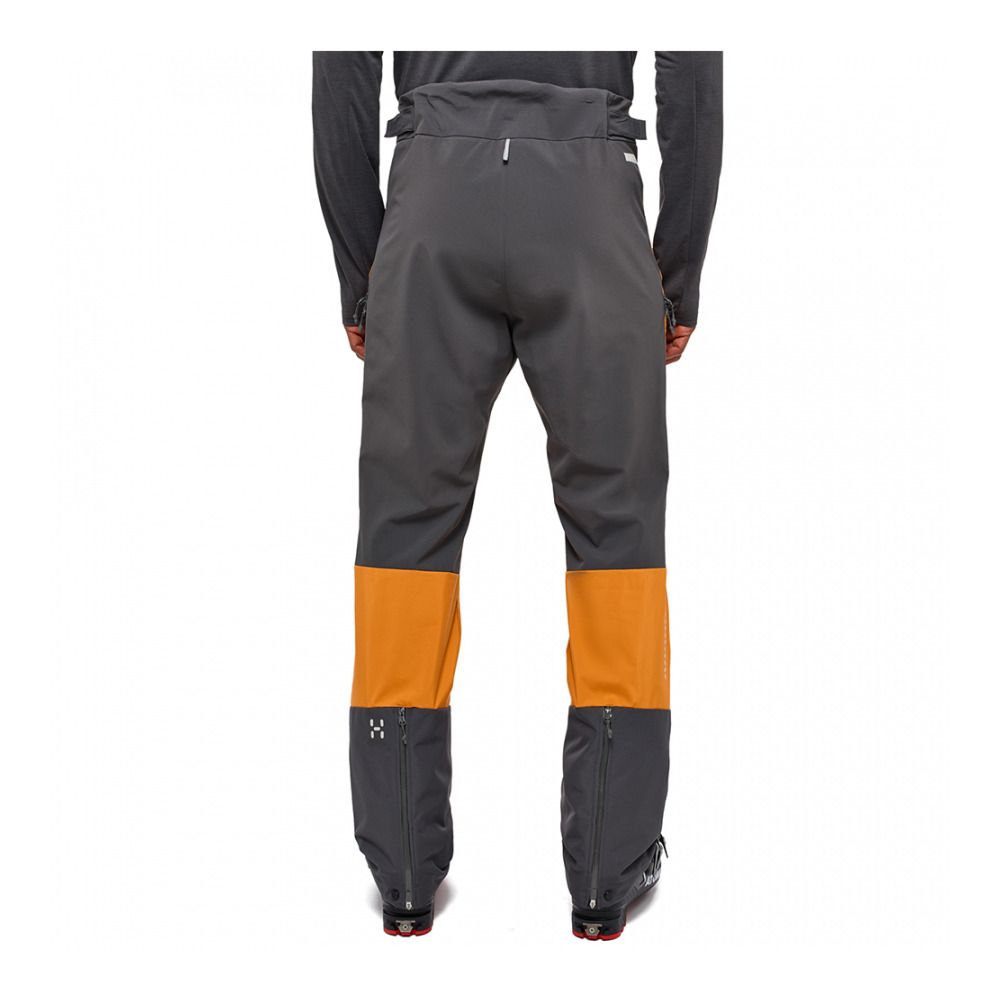 Haglöfs L.I.M HYBRID TOURING - Pantalon ski Homme desert yellow/magnetite