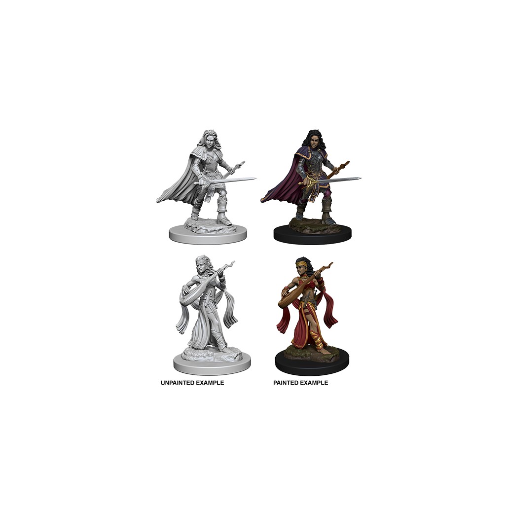 Pathfinder Deepcuts Unpainted Miniatures: Human Female Bard