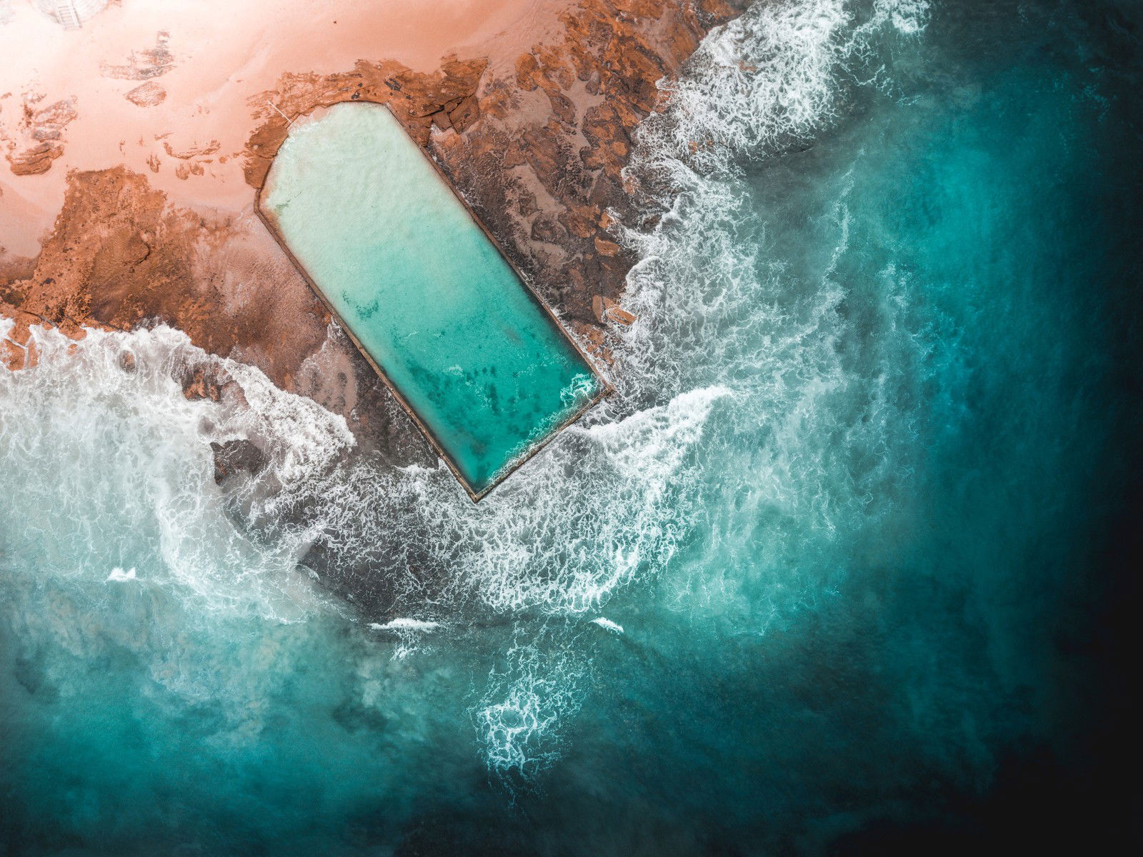 Cronulla Rock Pool 01 by Peter Yan - Limited Edition. Edition of: 150. Signed.