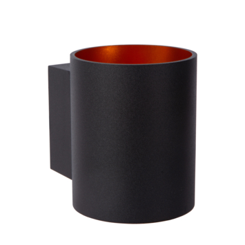 Lucide XERA wandlamp Ø 8 cm Zwart
