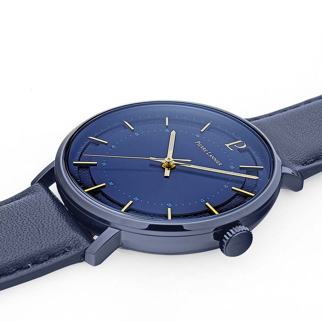 Montre Pierre Lannier Gaius Bleu