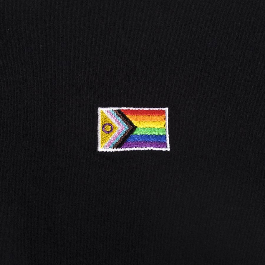 Liverpool T-Shirt Pride Drapeau - Noir