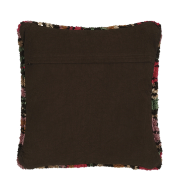 Kussen bloem fuchsia 45 x 45 cm