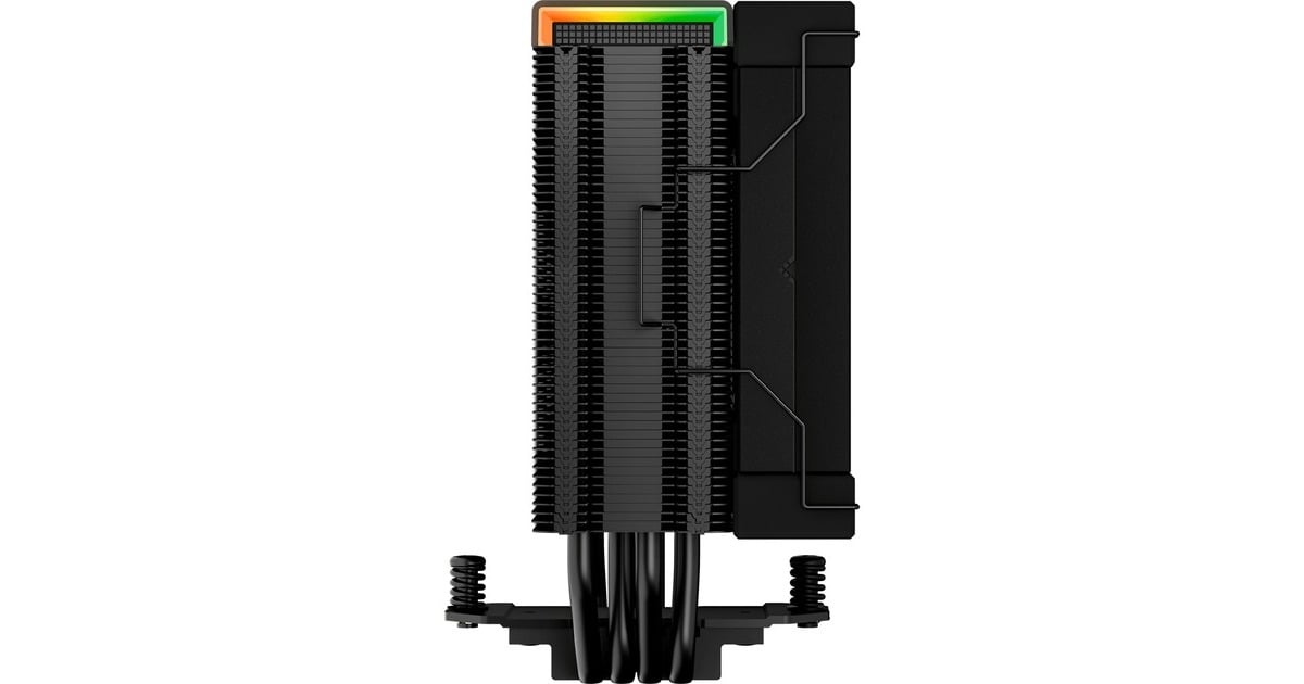DeepCoolAK400 Digital RGB CPU-koeler  (Zwart, 4-pins PWM fan-connector)