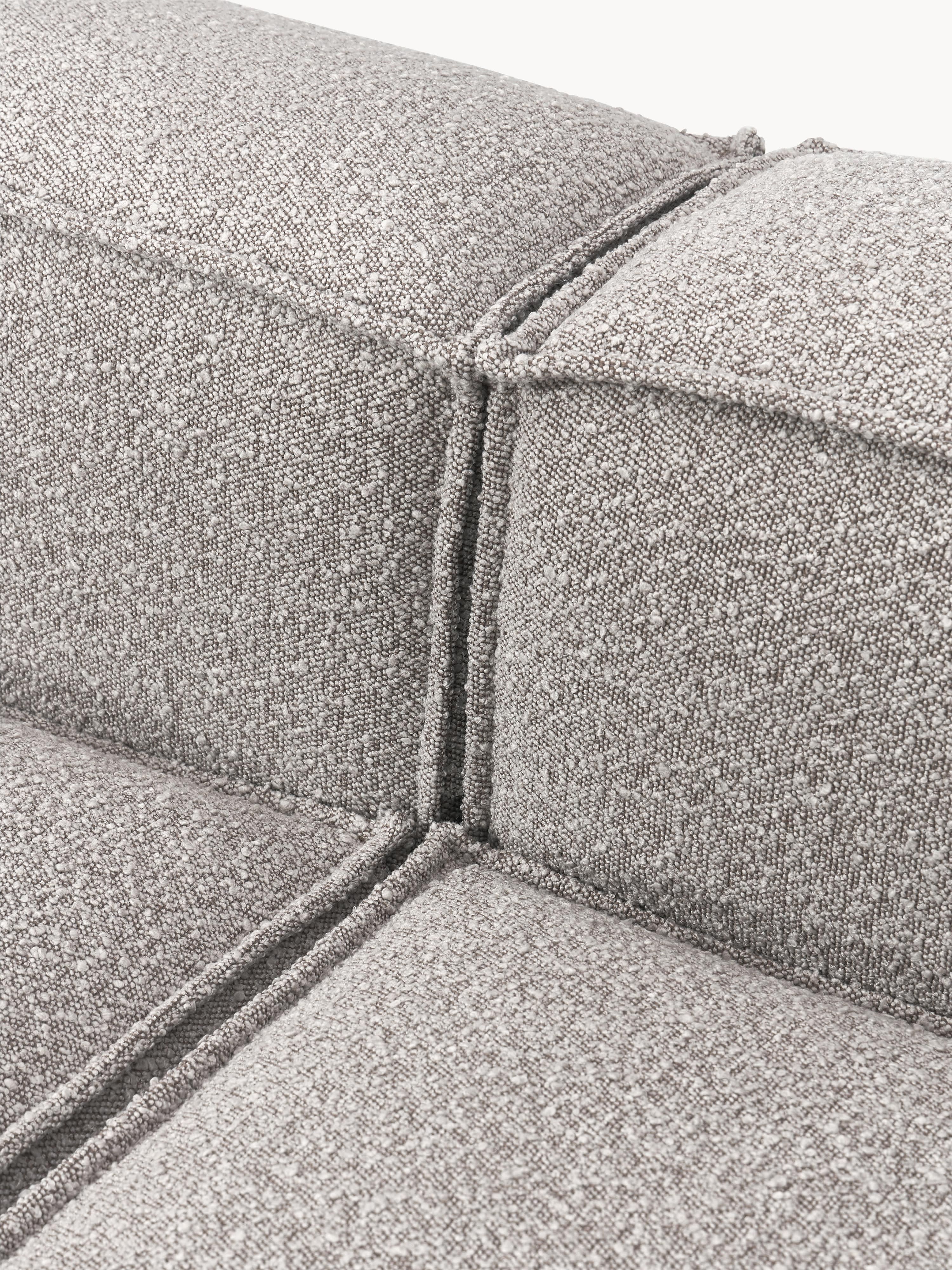 Modulaire U-bank Lennon uit bouclé