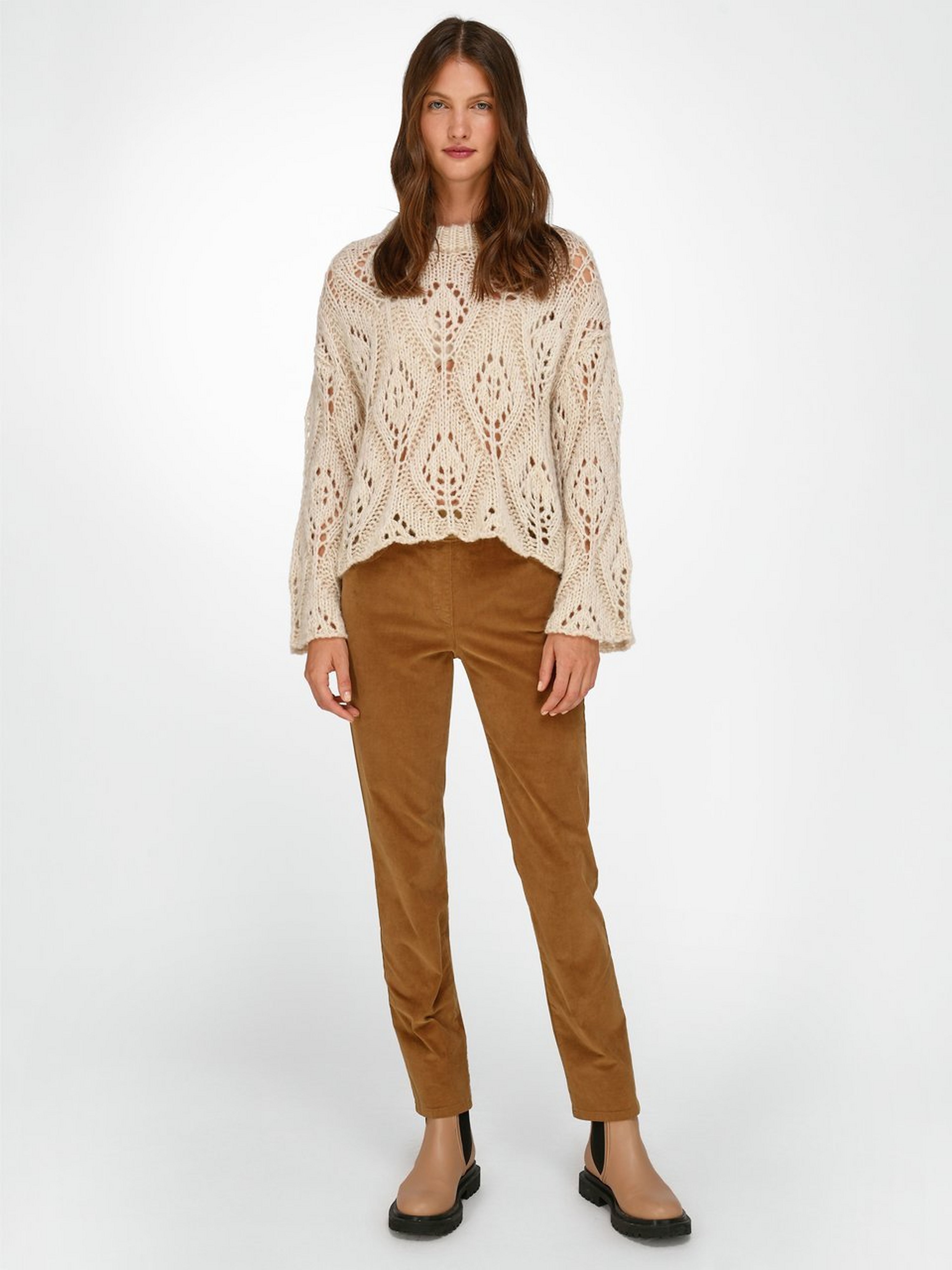 Comfort Plus-Feincord-Schlupf-Hose Modell Carina